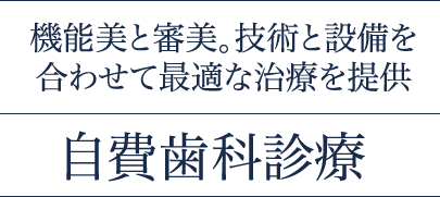 自費歯科診療