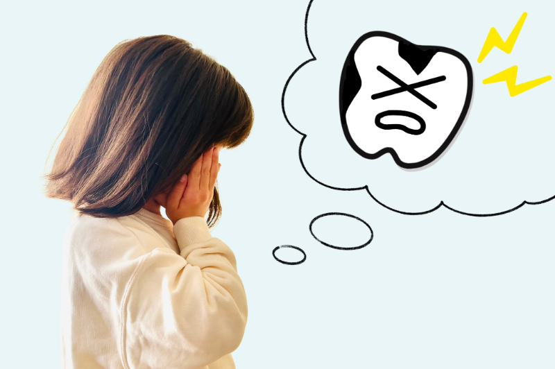 虫歯が痛い子ども