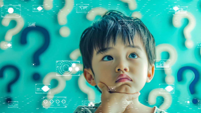 乳歯は虫歯になりやすいのか考える子ども