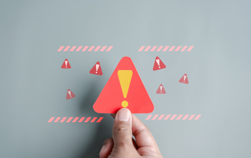 注意を促すイメージ